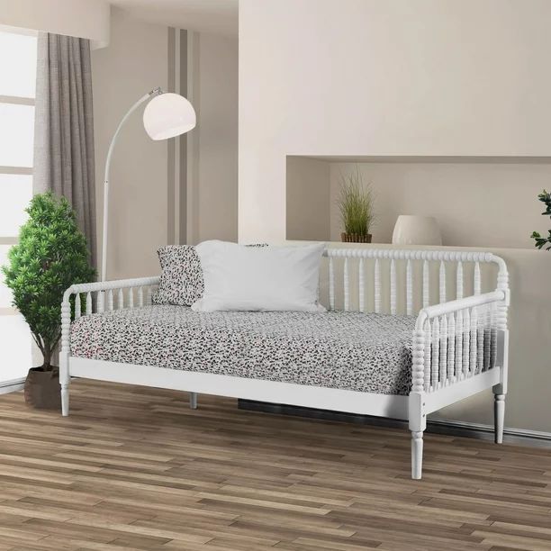 Furniture of America Dina Traditional Wood Daybed, Twin, White - Walmart.com | Walmart (US)