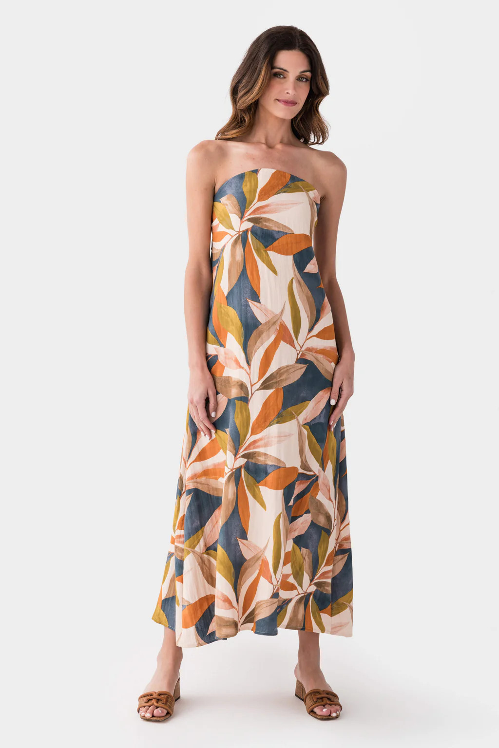 Dress Forum Destinations Tie Back Strapless Maxi | Social Threads