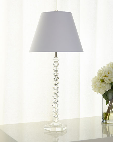 Crystal Candlestick Buffet Lamp | Horchow