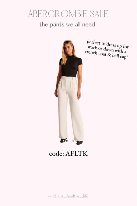 These pants are magic! So easy to dress up or down — comes in tons of colours too!

#LTKSale #LTKworkwear #LTKstyletip