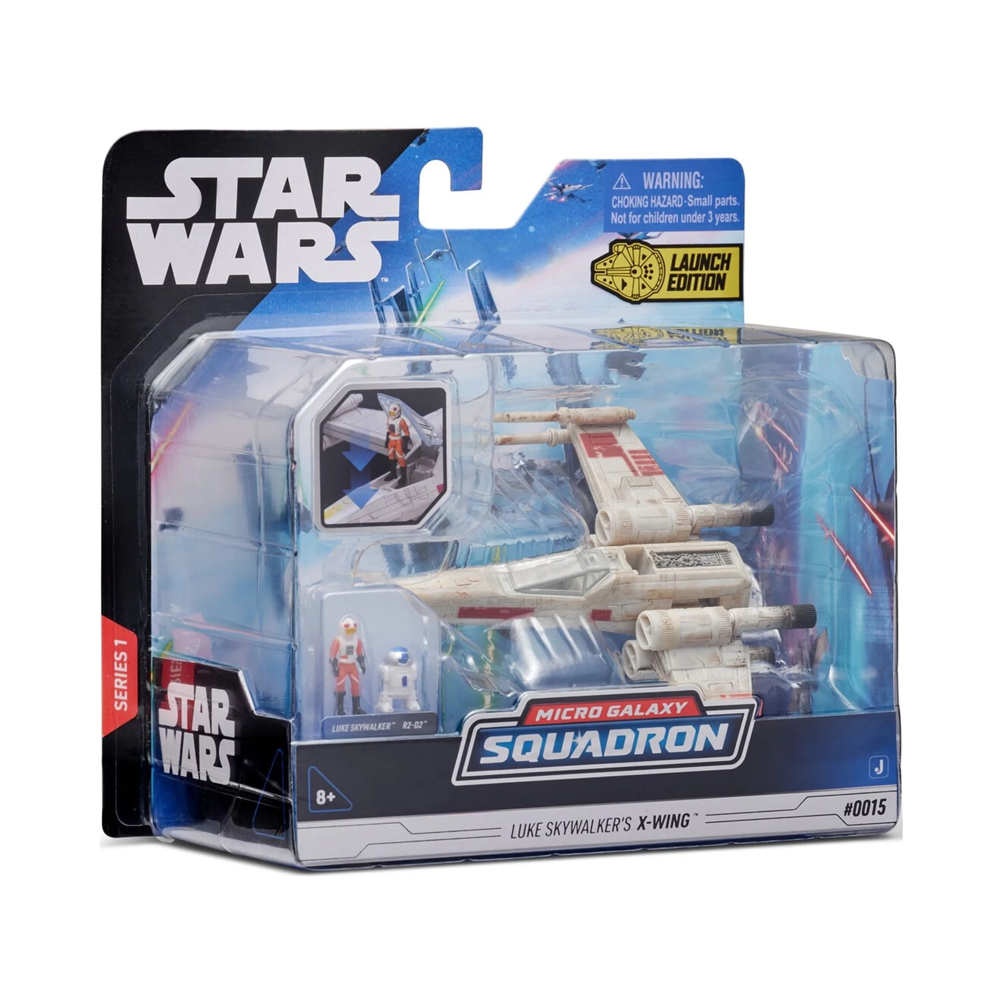 Star Wars Micro Vehicles Starfighter Class X-Wing Luke Skywalker Red 5 - Walmart.com | Walmart (US)