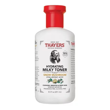Thayers Milky Hydrating Face Toner with Snow Mushroom and Hyaluronic Acid 8.5 fl oz | Walmart (US)
