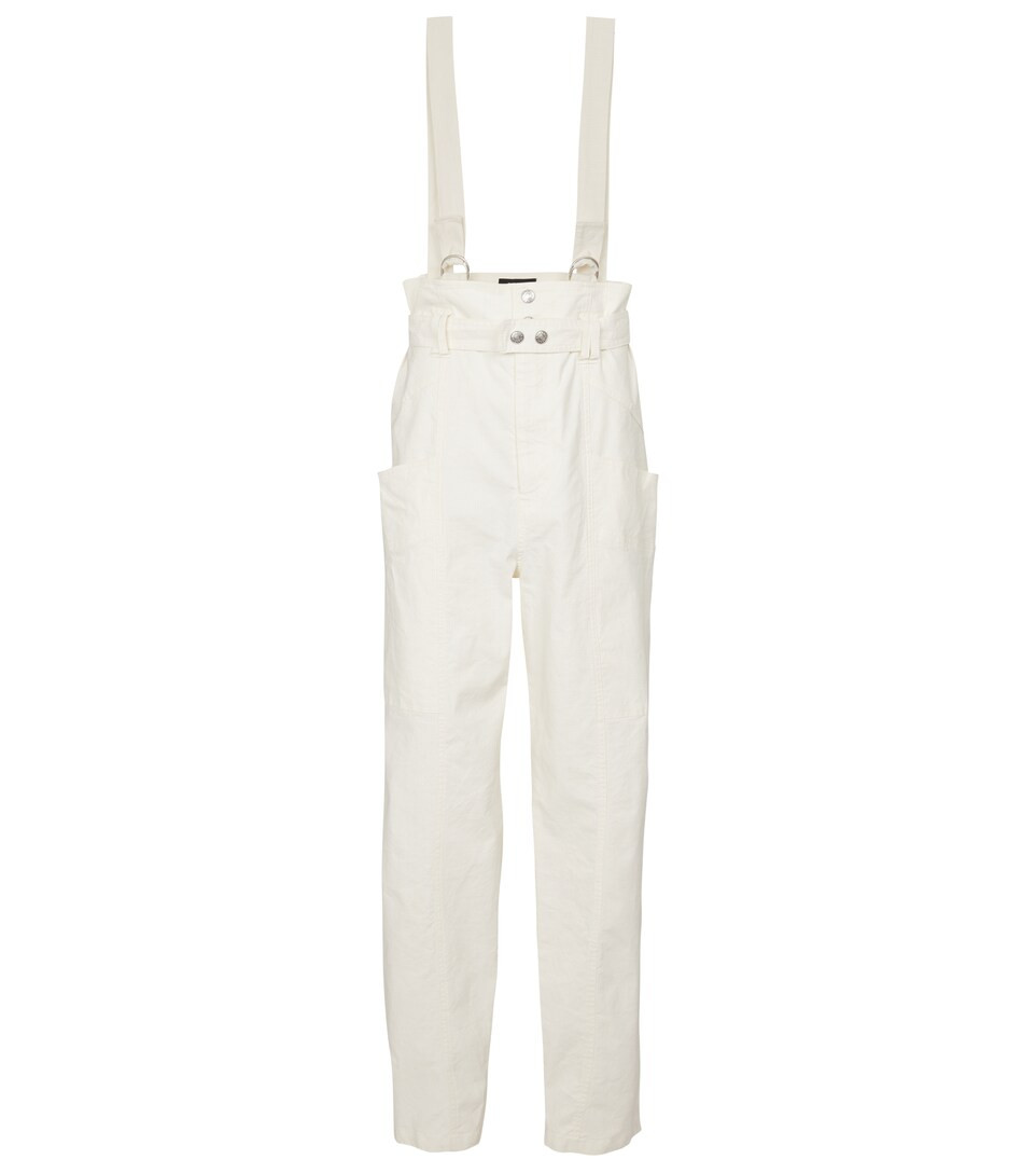 Ekla linen and cotton suspender pants | Mytheresa (INTL)