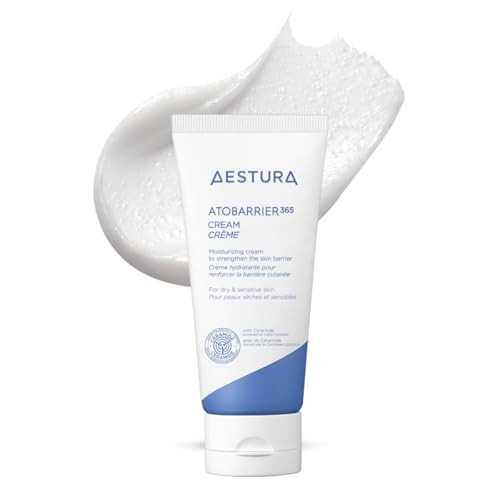 AESTURA ATOBARRIER365 CREAM with Ceramide, Korean Moisturiser, Korean Skincare, 120-Hour Hydrating Visible Capsule Moisturizer, Facial Cream for Dry & Sensitive Skin, Dermatologist Tested, 80mL | Amazon (UK)