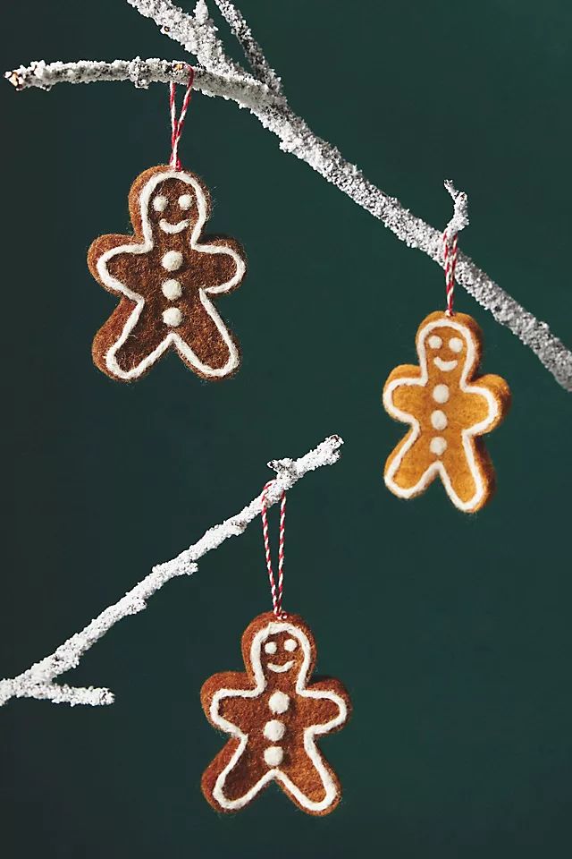 Gingerbread Ornaments, Set of 9 | Anthropologie (US)