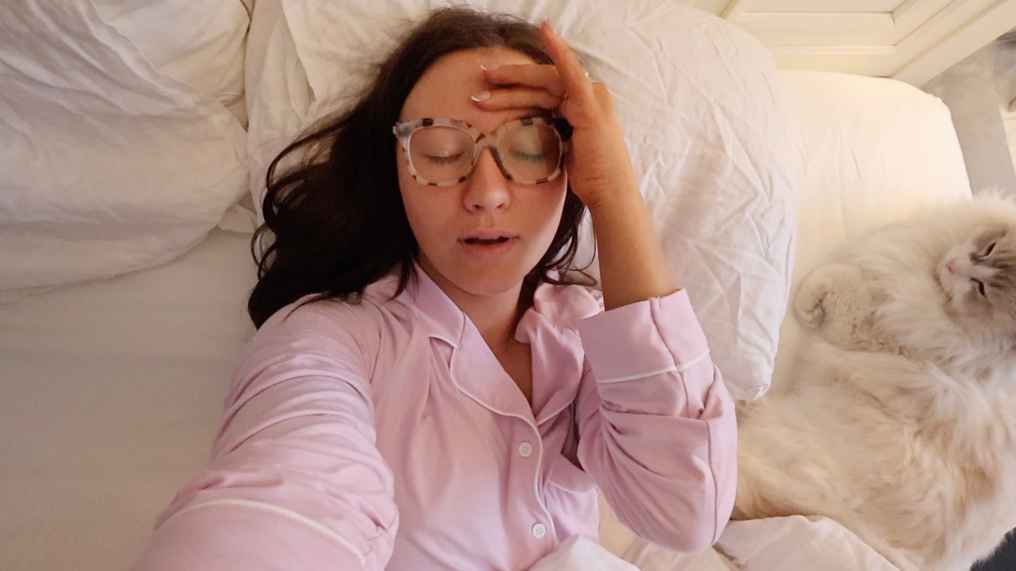 The softest bamboo pajamas from Kyte! Perfect for spring, linking my glasses too!💜

#LTKdayinmylife