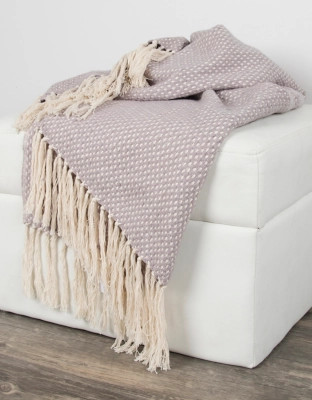 Home Accent 50" x 60" Throw, Lavender | Ashley Homestore