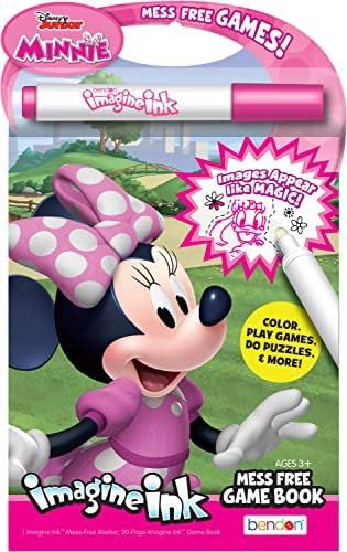 Bendon Publishing Minnie Mouse Imagine Ink Mess Free Game Book | Amazon (US)