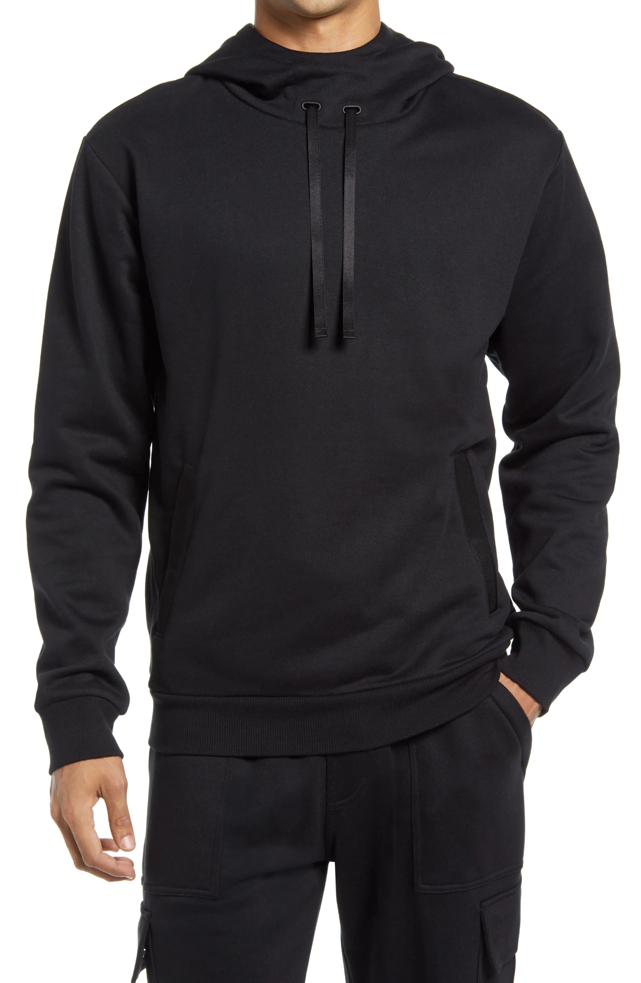 Alo Men's Highline Hoodie, Size Medium in Black at Nordstrom | Nordstrom