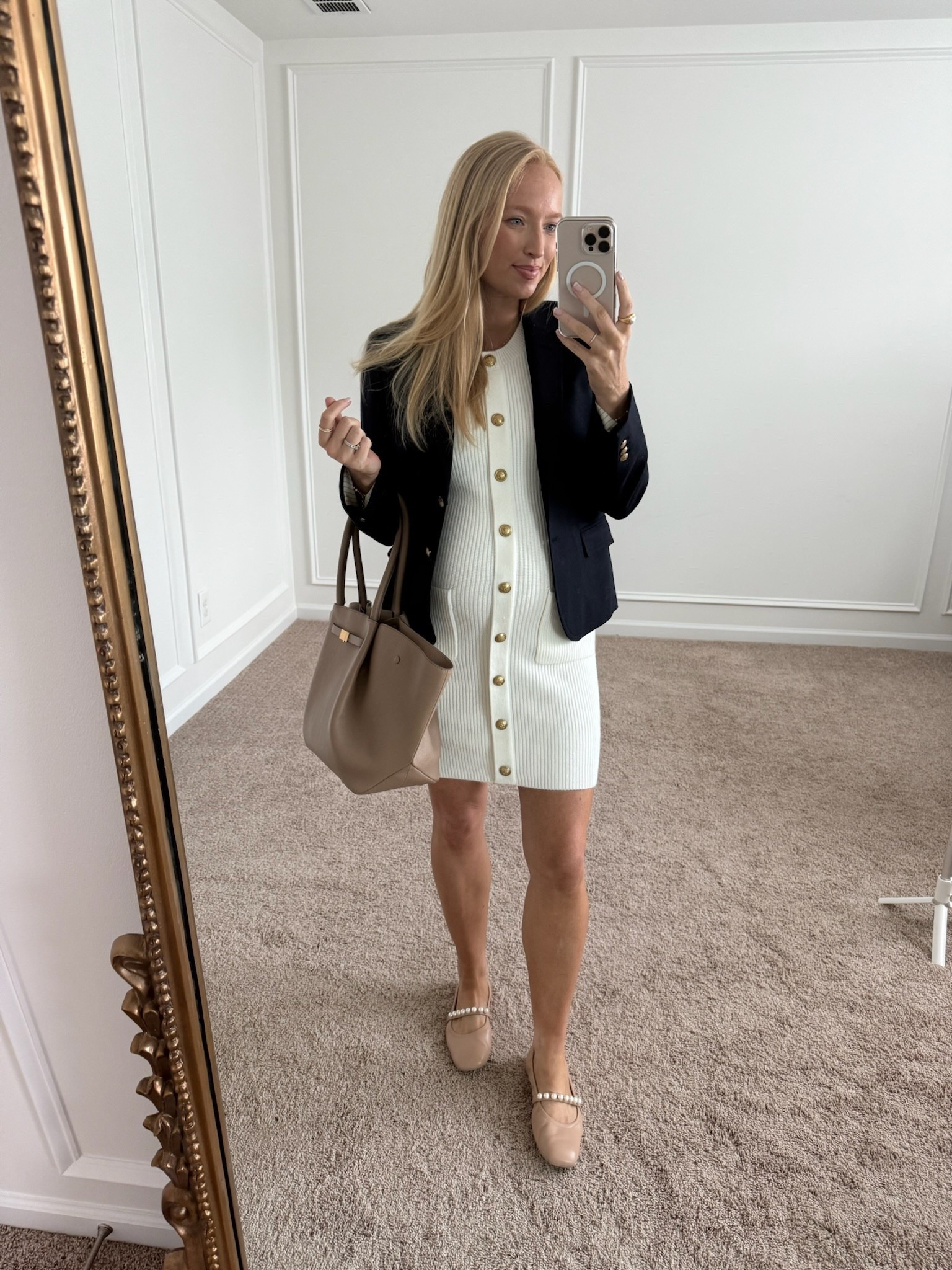 Adorable summer to fall transitional sweater dress in the Nordstrom anniversary sale! I added a blazer for a cute workwear option. NSALE dresses // sweater dresses // transitional dresses // workwear // work dresses 

#LTKSaleAlert #LTKBump #LTKWorkwear