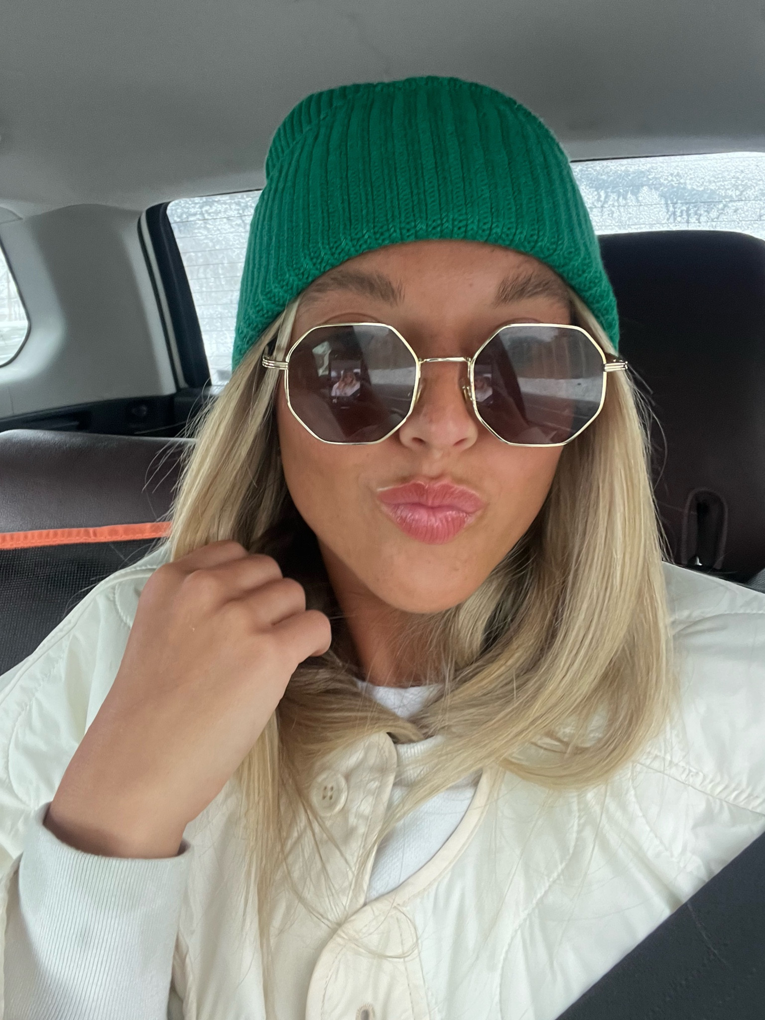 Beanie is the vibe 💚🍀🌿🌱 the green color is out of stock but they are such good quality & have three other fun colors! 

#LTKSale