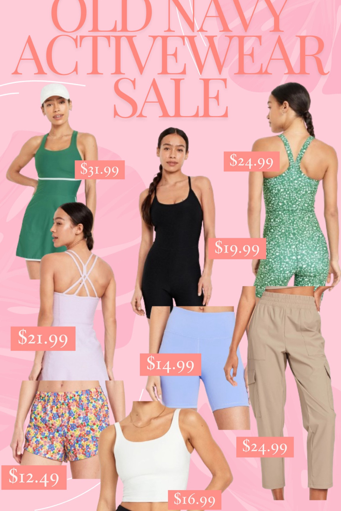 50 % off activewear at #oldnavy! Ends 06/30.


#LTKcanada #LTKsummer #LTKfitness