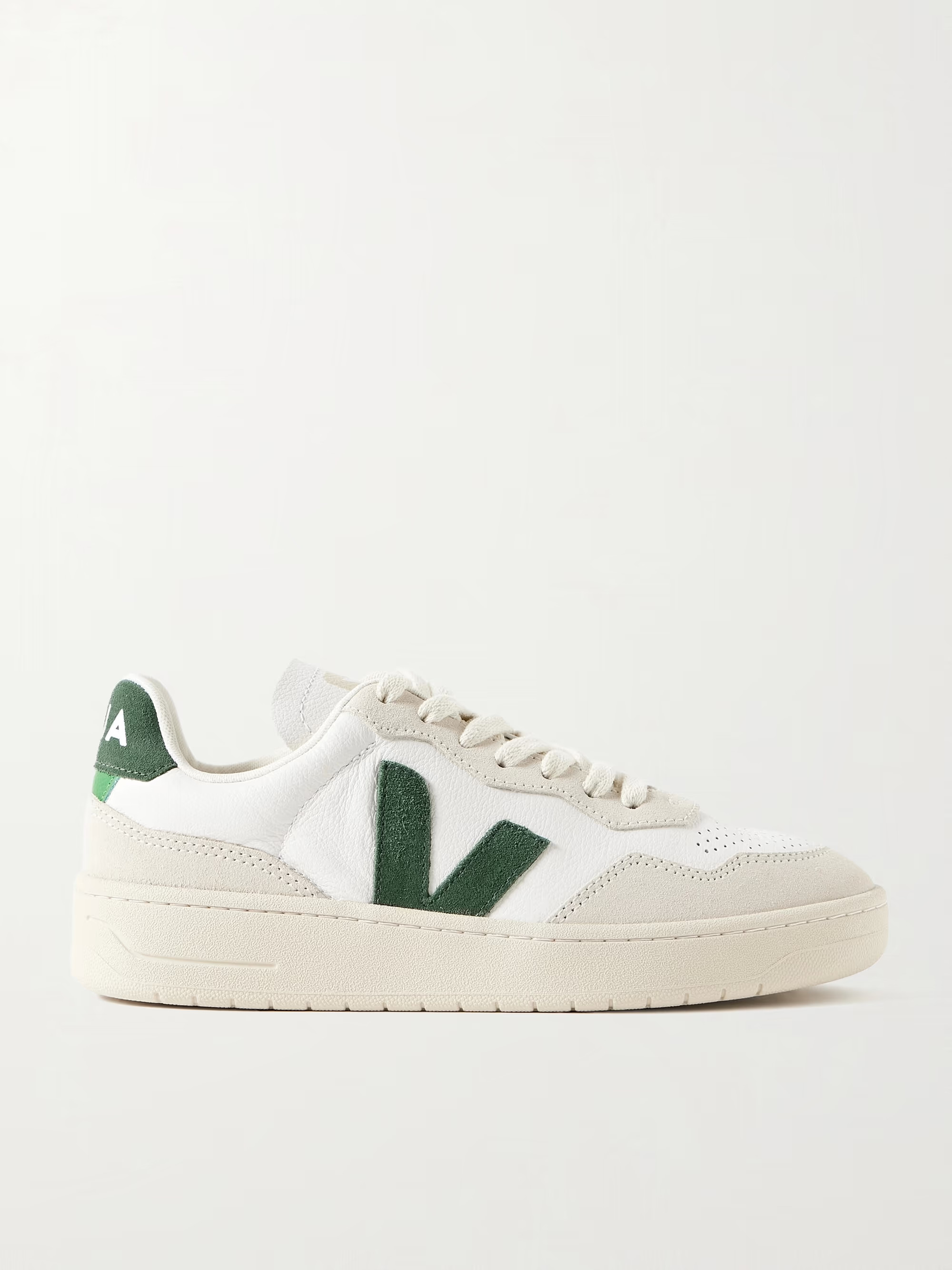 V-90 leather and suede sneakers | NET-A-PORTER (US)
