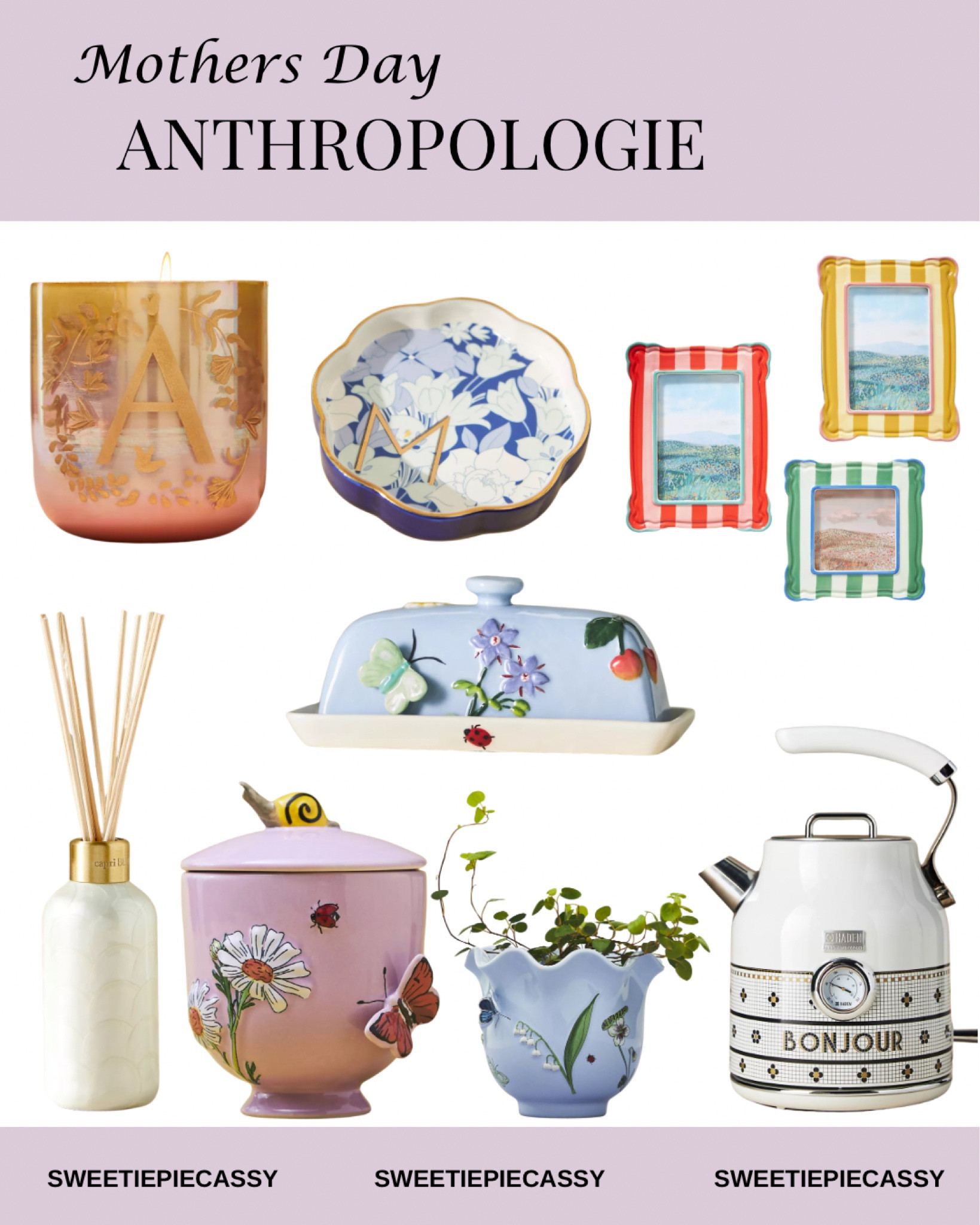 Mothers Day Gift Guide: Anthropologie Edition 💜 

Get a jump on your Mother’s Day shopping this year! Anthropologie always has some of the cutest home goods, adorable candles and so much more! Make sure to check out my ‘Gift Guide’ collection along with my “Gifts for Mom” highlight for more of my favourites!💫

#LTKhome #LTKGiftGuide #LTKfindsunder100