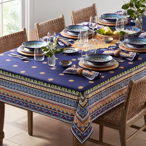 Milazzo Sicily Tablecloth, 70"" X 108 | Williams-Sonoma