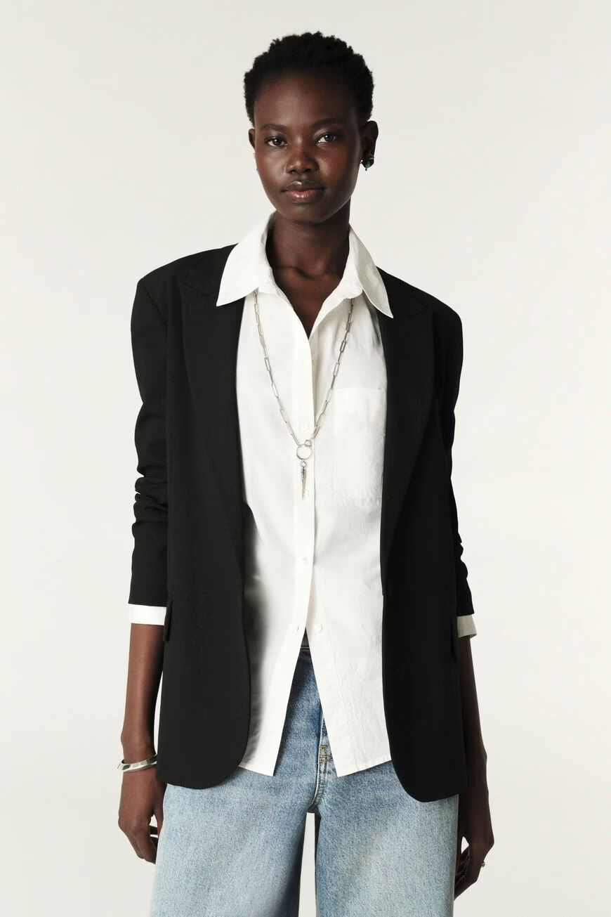 HOLLY double-breasted blazer | ba&sh(US)