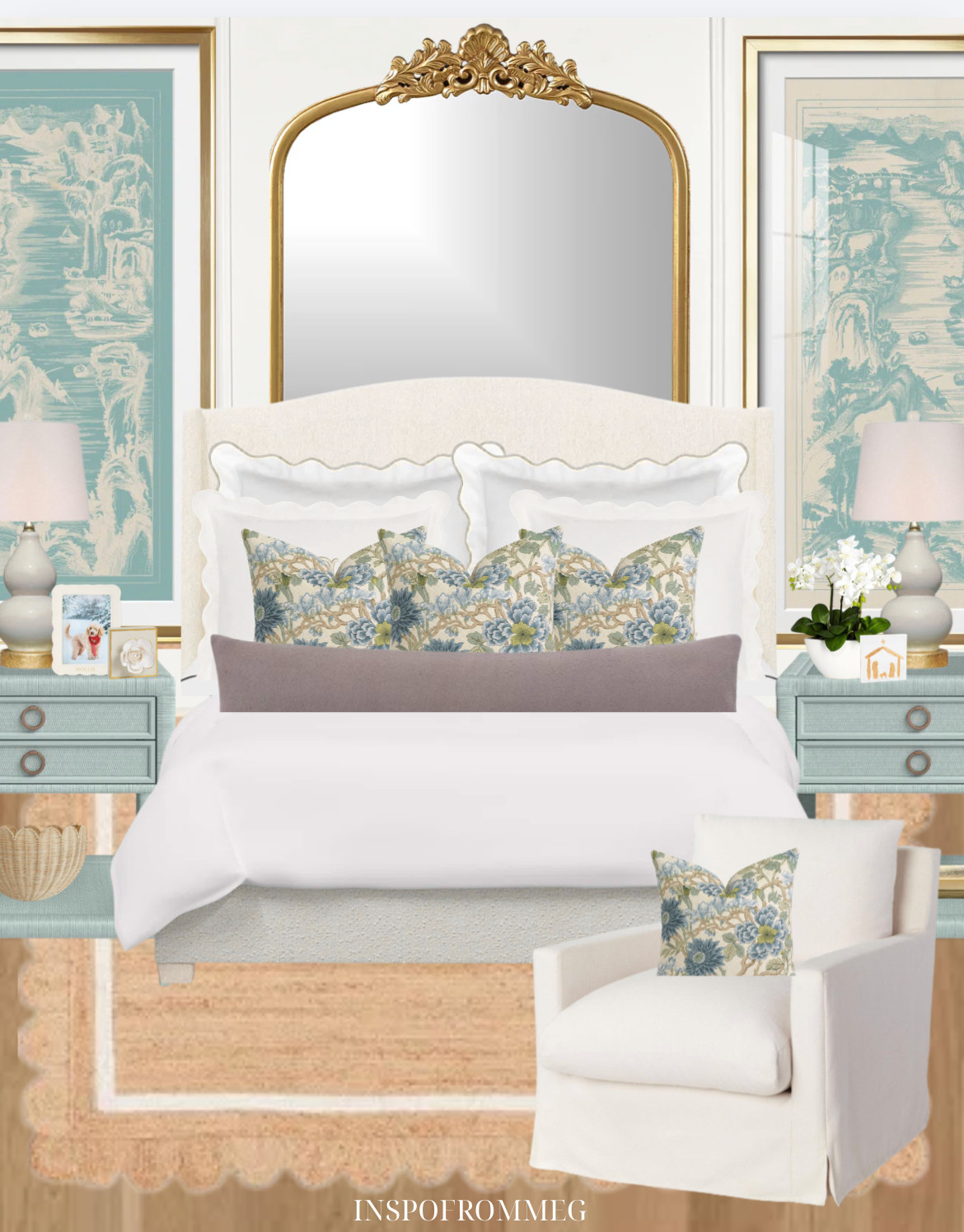 bedroom decor, dorm decor, bed styling, throw pillows, patterned pillows, floral pillows, scalloped pillows, white bedding, layered bedding, neutral bedroom, feminine bedroom, preppy decor, coastal grandma, clean girl aesthetic, southern style, chic bedroom, cozy bedroom, aesthetic bedroom, home decor, home styling, bedroom inspo, dorm inspo, college apartment decor, sorority room, university of alabama, bama dorm, bedside styling, nightstand decor, lamp styling, blue nightstands, gold mirror, chinoiserie decor, framed art bedroom, gallery wall, pastel bedroom, soft neutral tones, light and airy room, target home, amazon finds, ballard designs, wayfair home, affordable decor, LTK home 

 #LTKdayinmylife #LTKOver40 #LTKHome