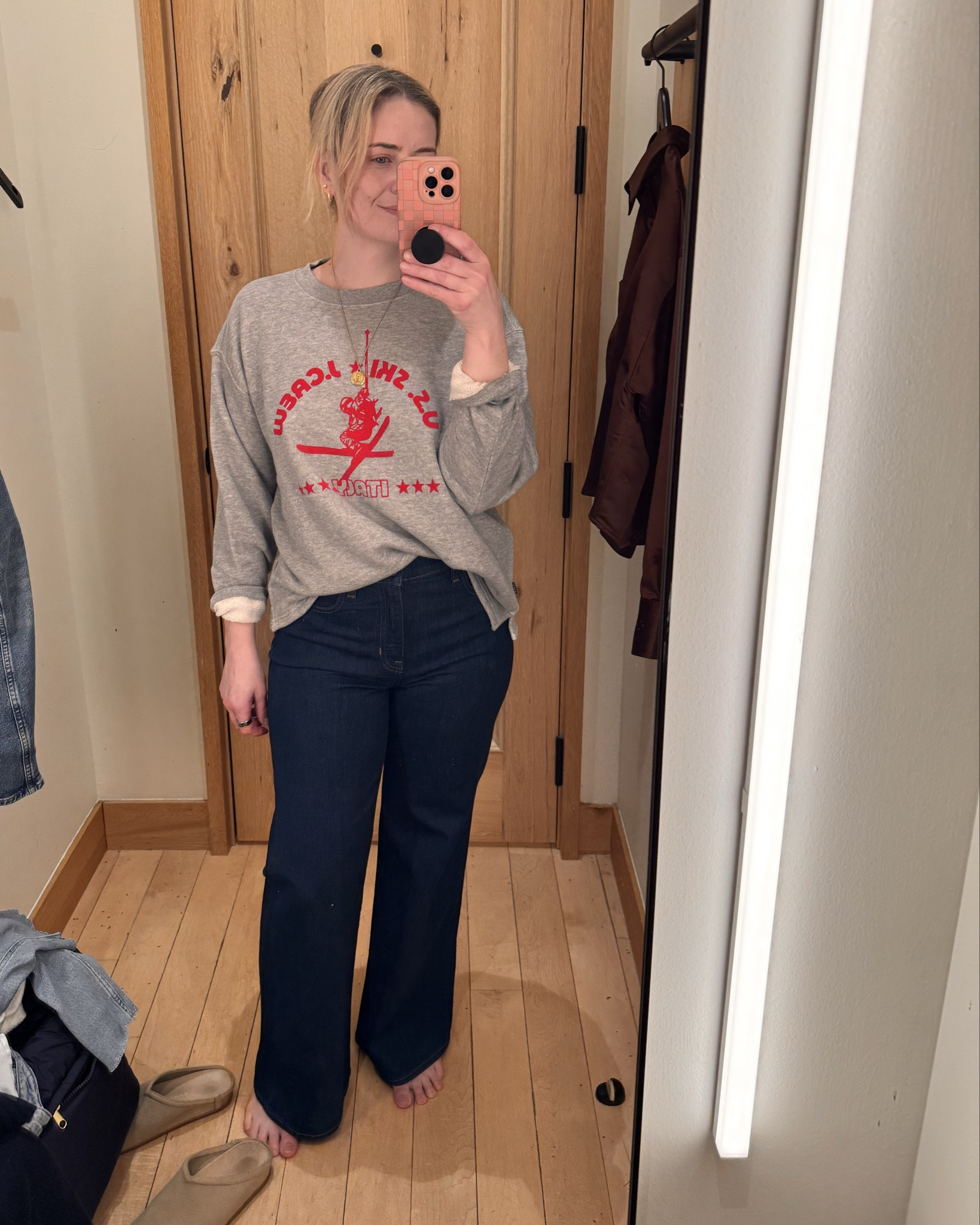 Loved all these tops at J Crew. I’m in my true size (small) in the sweaters and XS in the button up. I typically size down in the oversized button ups at J Crew  

#LTKootd #LTKSeasonal #LTKSaleAlert