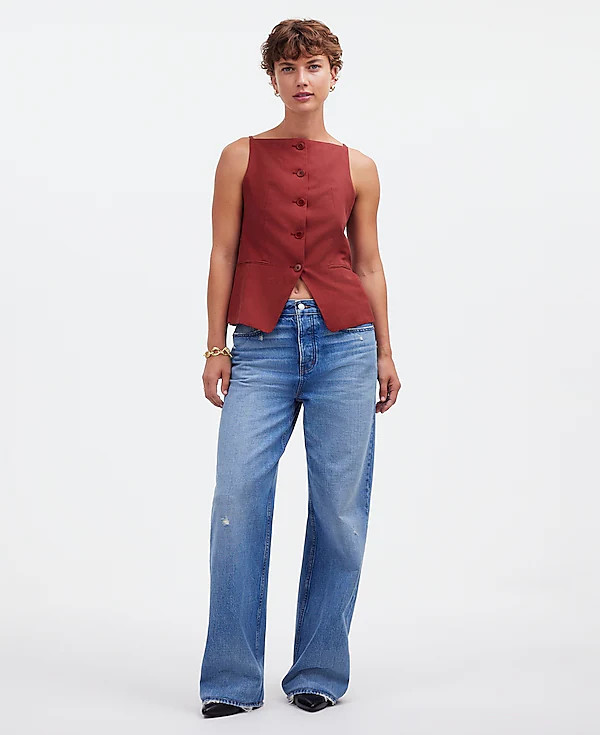 Square-Neck Vest | Madewell