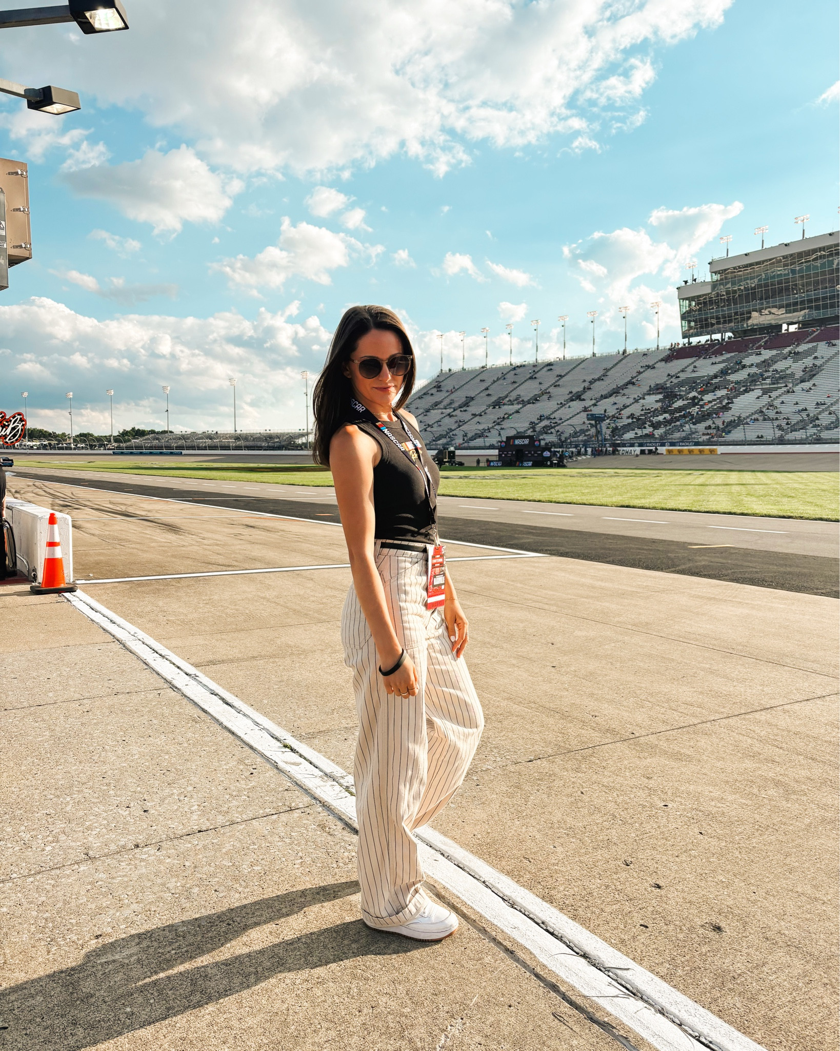 Race day outfit! 🏎️🏁
This look is perfect for a spring/summer day at the racetrack!! Easily transition from a warm day to a chilly night and still feel comfortable in this fit! 

#LTKSeasonal #LTKSummerEdit #LTKStyleTip