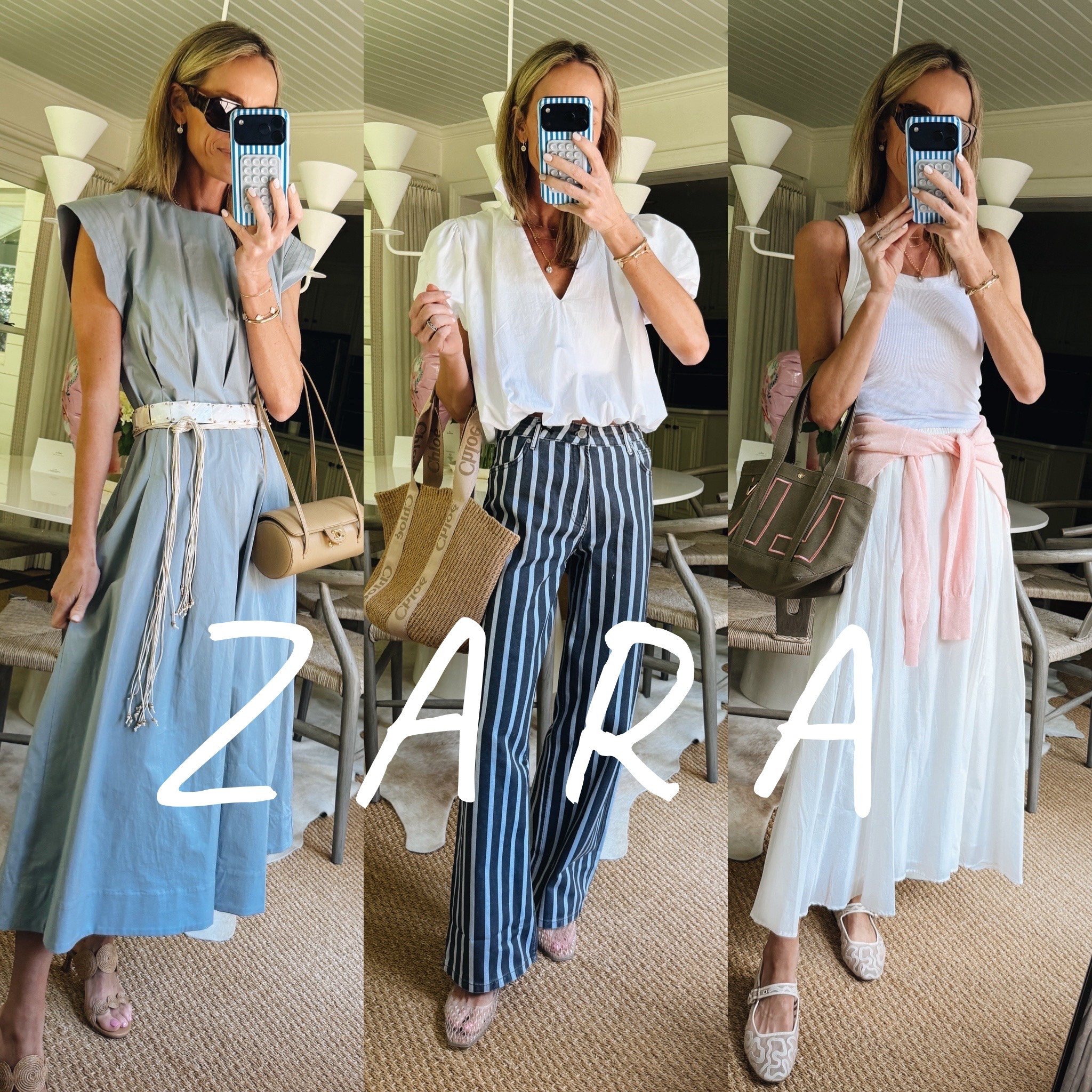 Small Dress/ 26 jeans / small top / small skirt and tank / 2 or 26 pants / medium crochet sweater / small polka dot shorts / m pink shirt