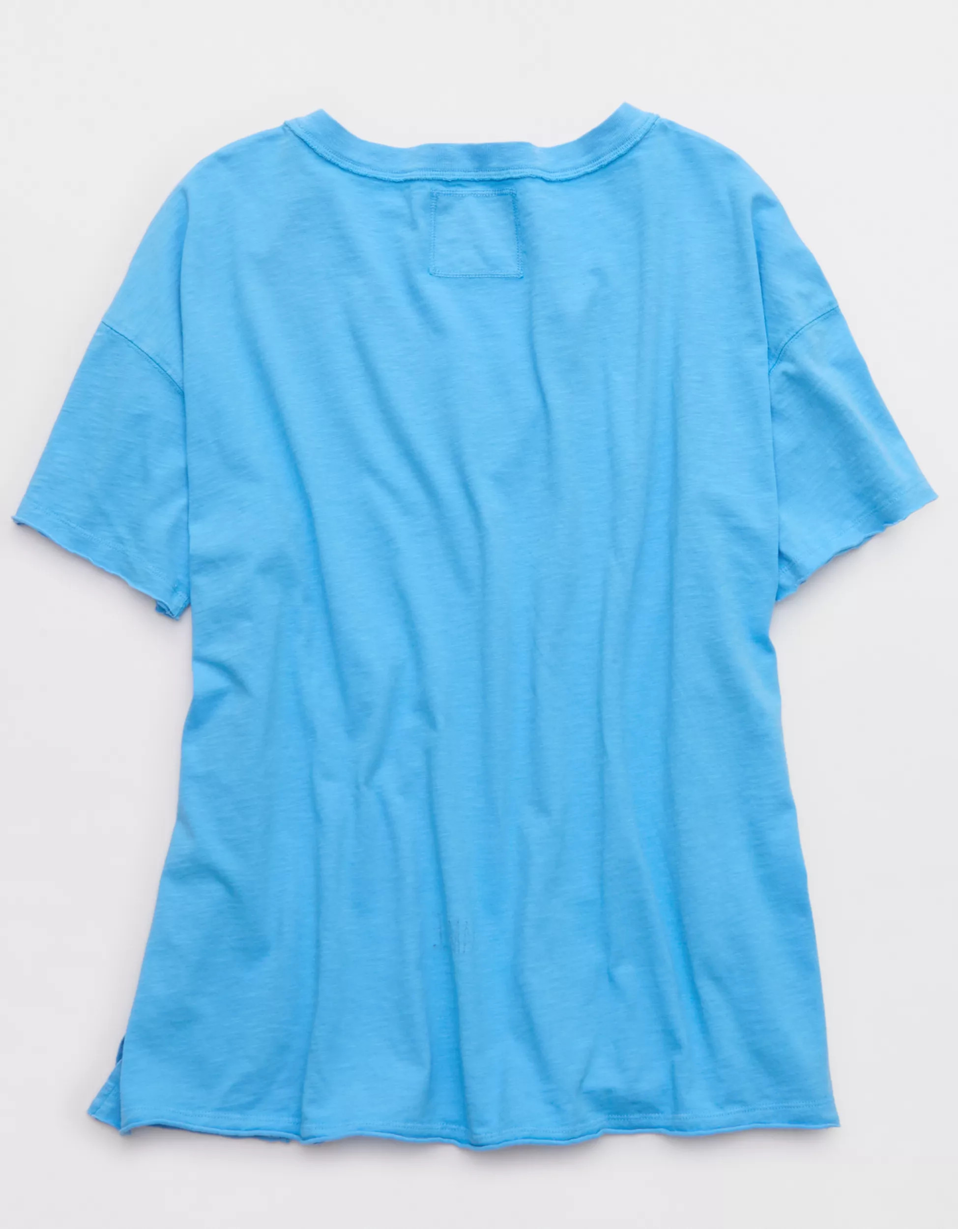 Aerie Oversized V-Neck Boyfriend T-Shirt | American Eagle Outfitters (US & CA)