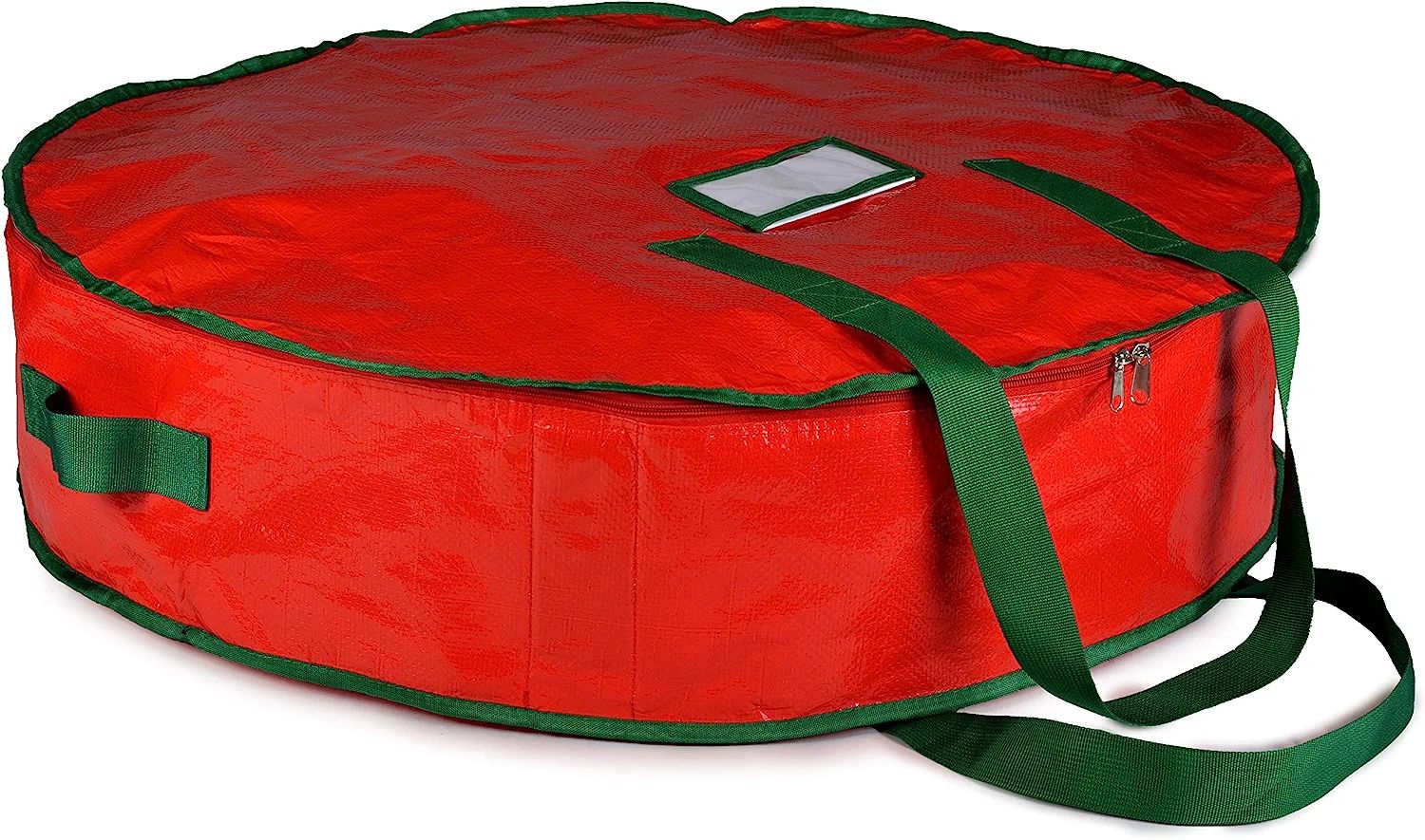 Amazon.com: Christmas Wreath Storage Bag - 30" X 7" - Durable Tarp Material, Zippered, Reinforced... | Amazon (US)