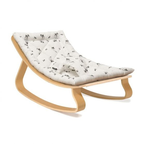 Charlie Crane LEVO Rocker in Beech – Rose in April Fawn | The Tot