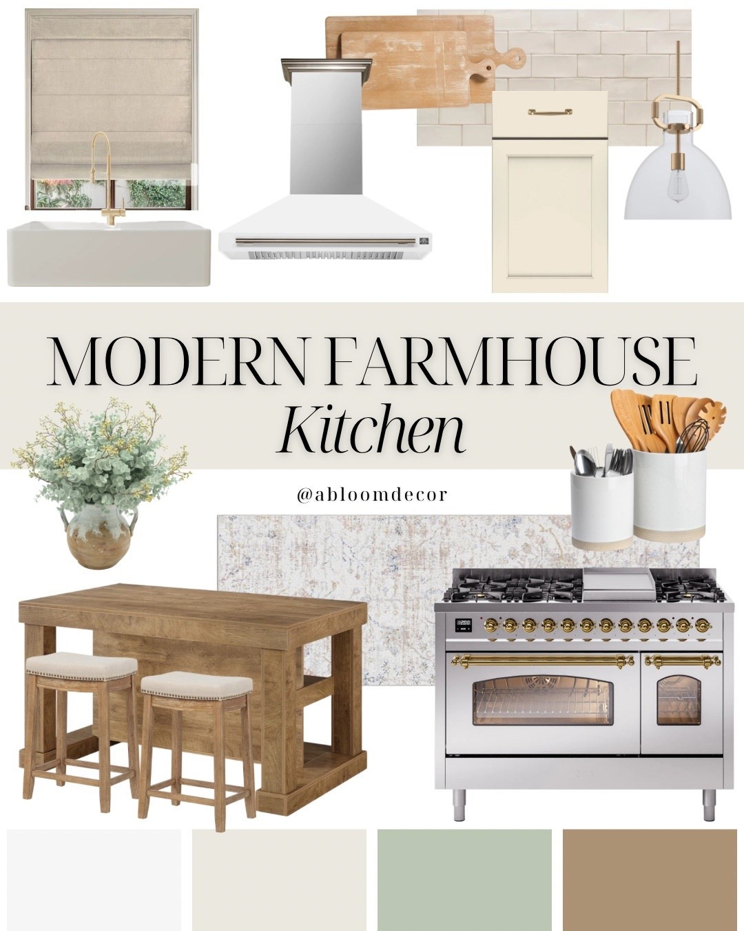 Airy Neutral Modern Farmhouse Kitchen Inspiration

#LTKHome