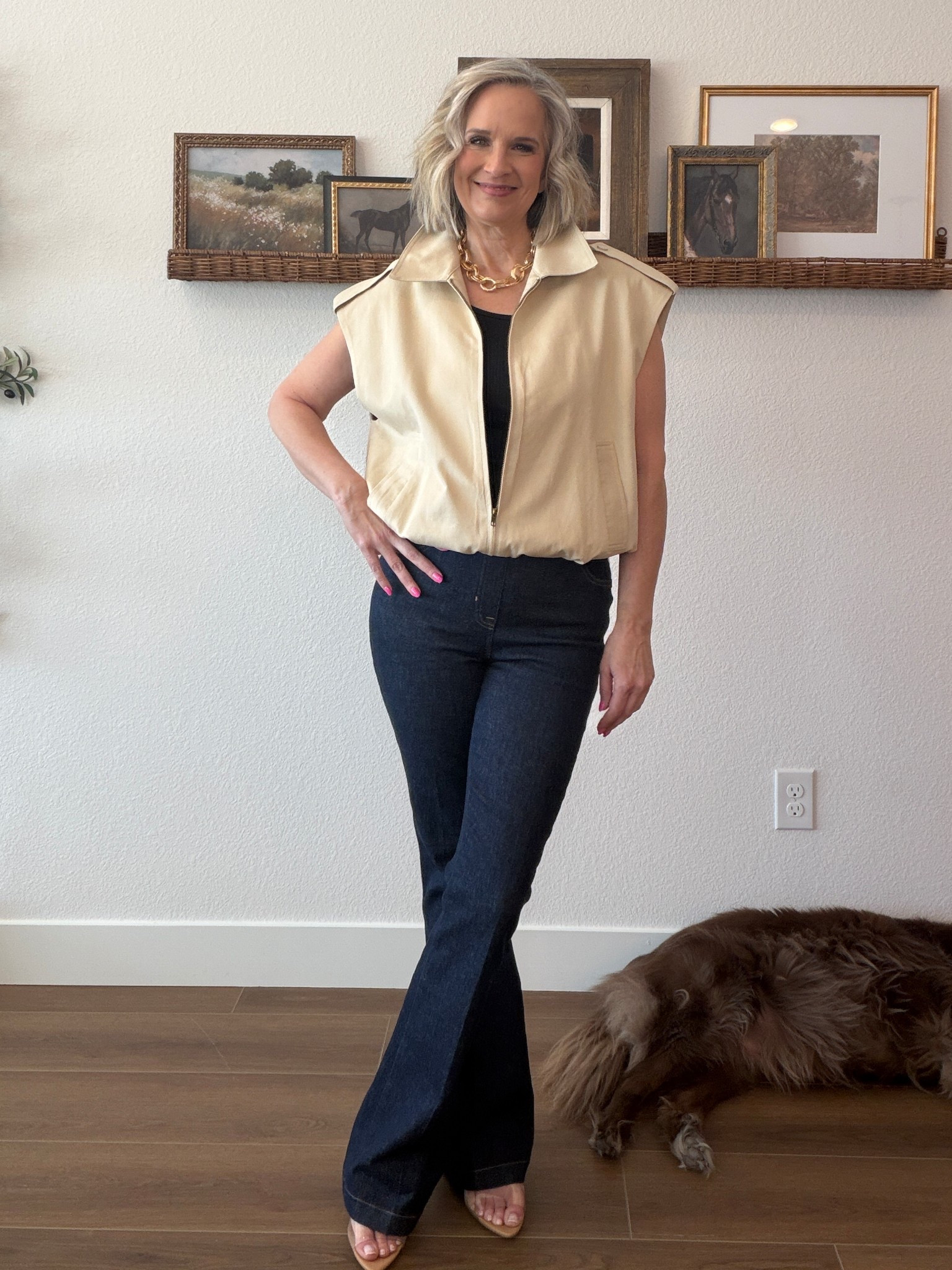 A structured layer makes all the difference. This lightweight layer is so good!

Spanx, Commense, Amazon, bootcut, vest, layering, over 50, midlife style, midlife women, elevated casual, spring style, affordable, chic style

#LTKOver40 #LTKootd