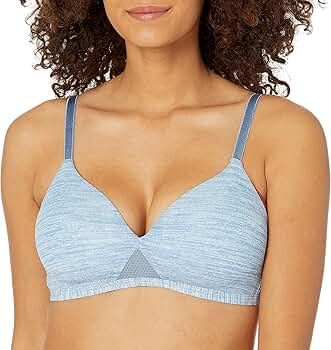 Hanes Women's Oh So Light Foam ComfortFlex Fit Wirefree Bra MHG521 | Amazon (US)