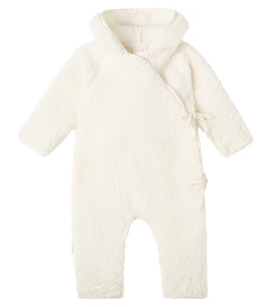 Binibamba Baby hooded wool teddy onesie | Mytheresa (US/CA)