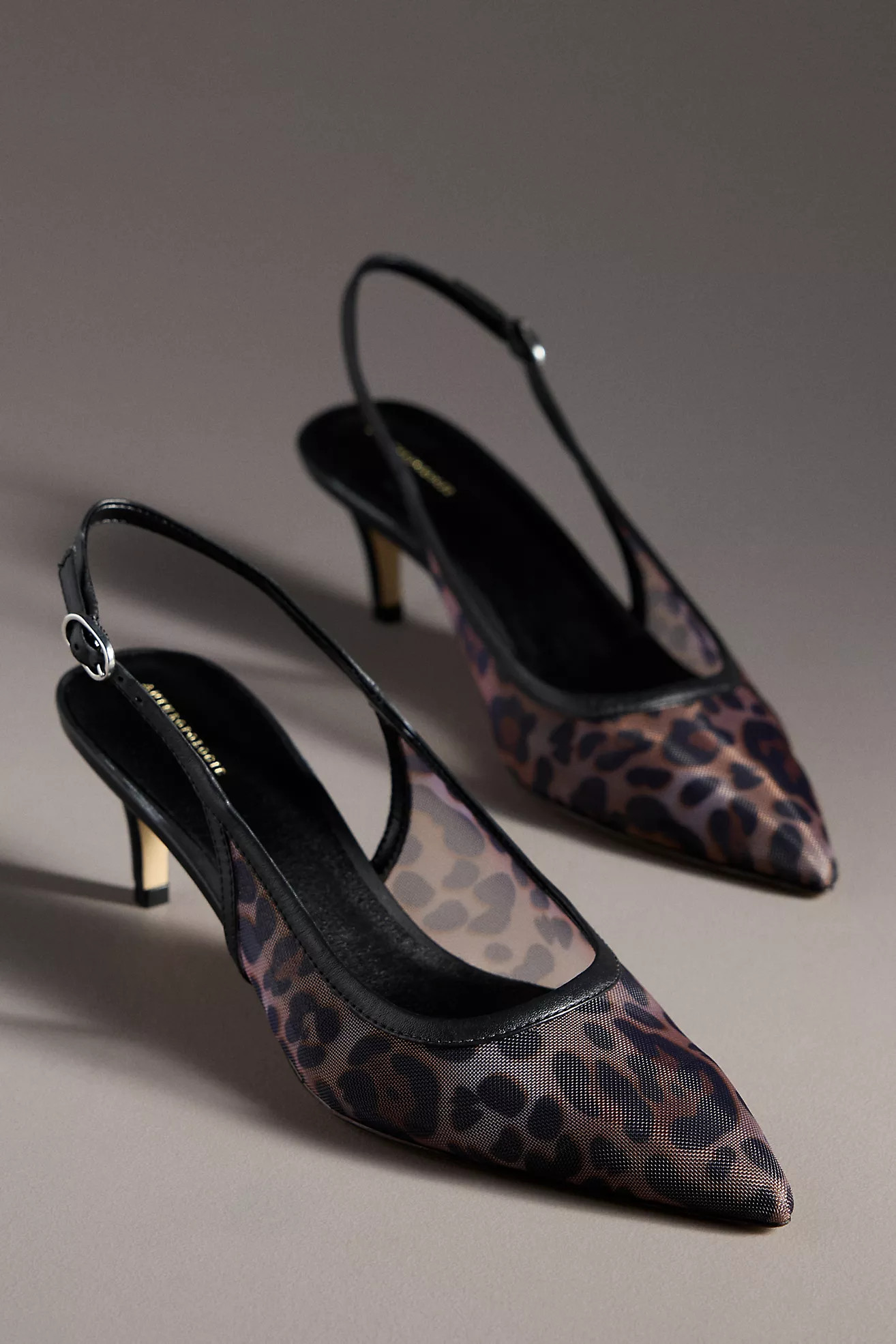 By Anthropologie Mesh Slingback Kitten Heels | Anthropologie (US)