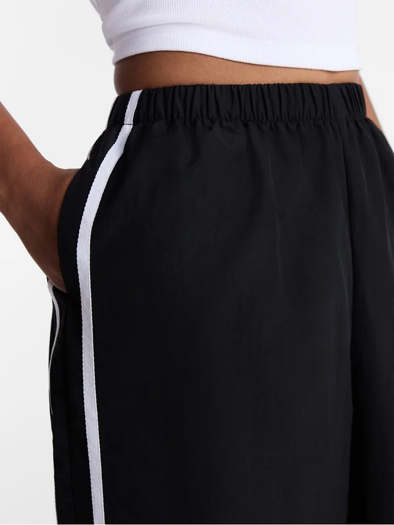 No Boundaries Nylon Game Day Track Pants, 30.5'' Inseam, Women's XXS-XXL | Walmart (US)