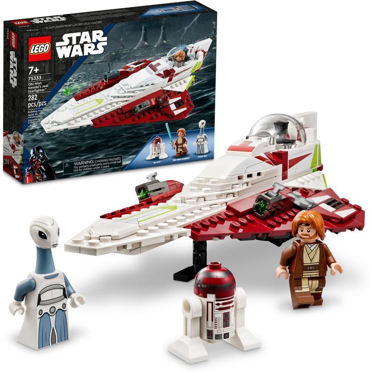 LEGO Star Wars Obi-Wan Kenobi Jedi Starfighter 75333 Toy Building Set | Target