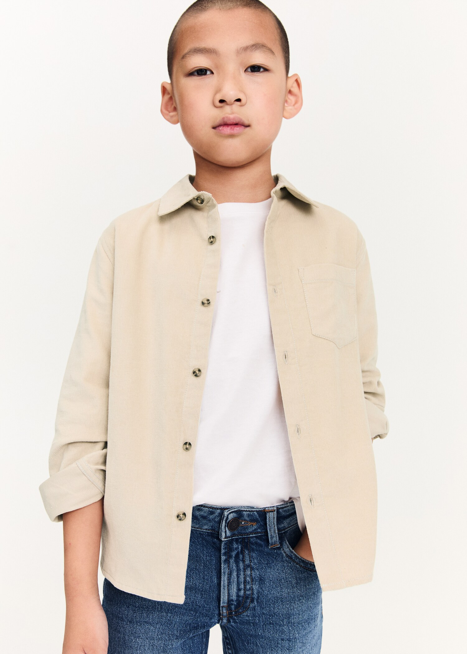 Regular Fit-Cordhemd - Kinder | MANGO Deutschland | MANGO (DE)