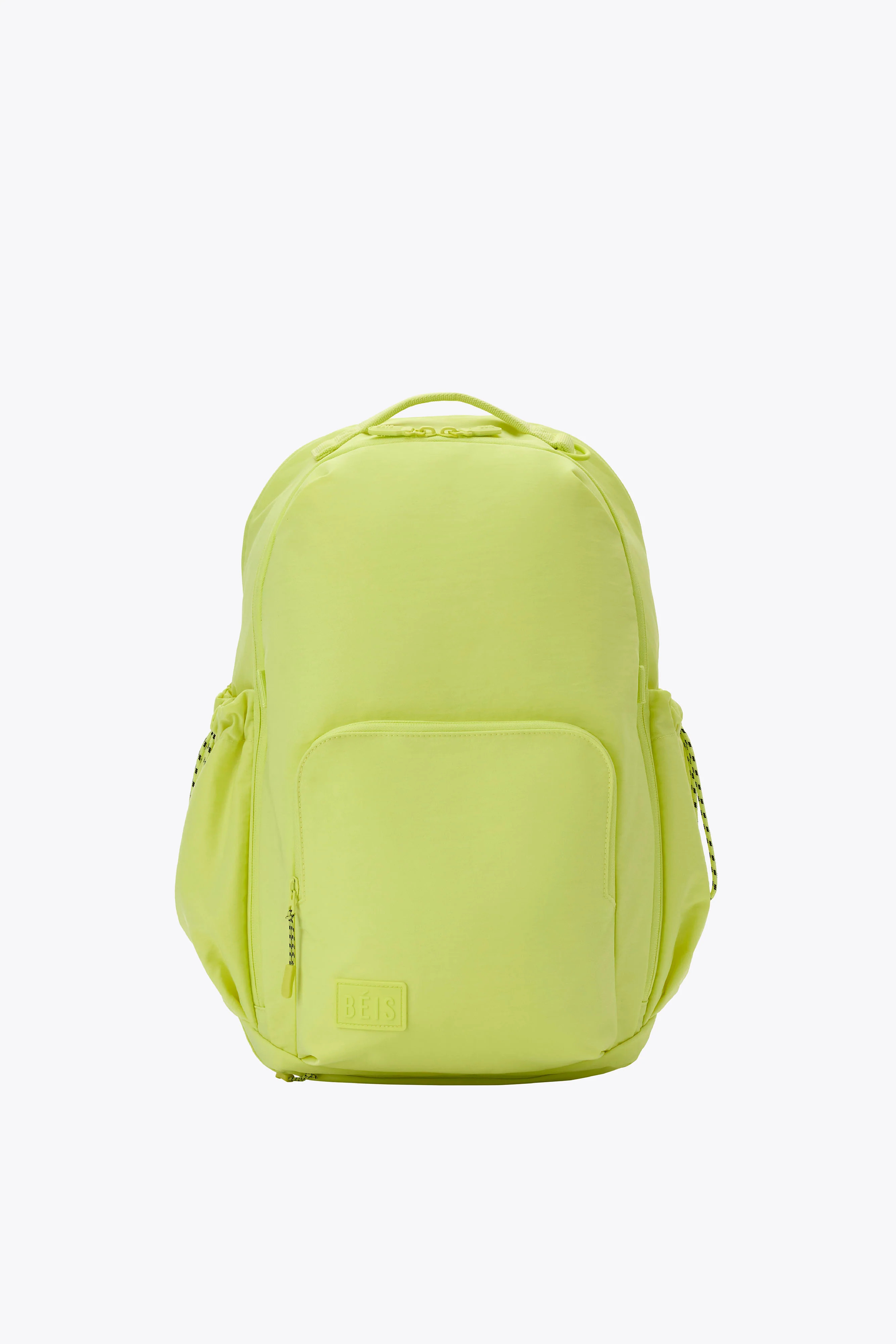 BÉIS ‘The North To South Backpack’ in Limone - Neon Gym Backpack & Everyday Bag | BEIS