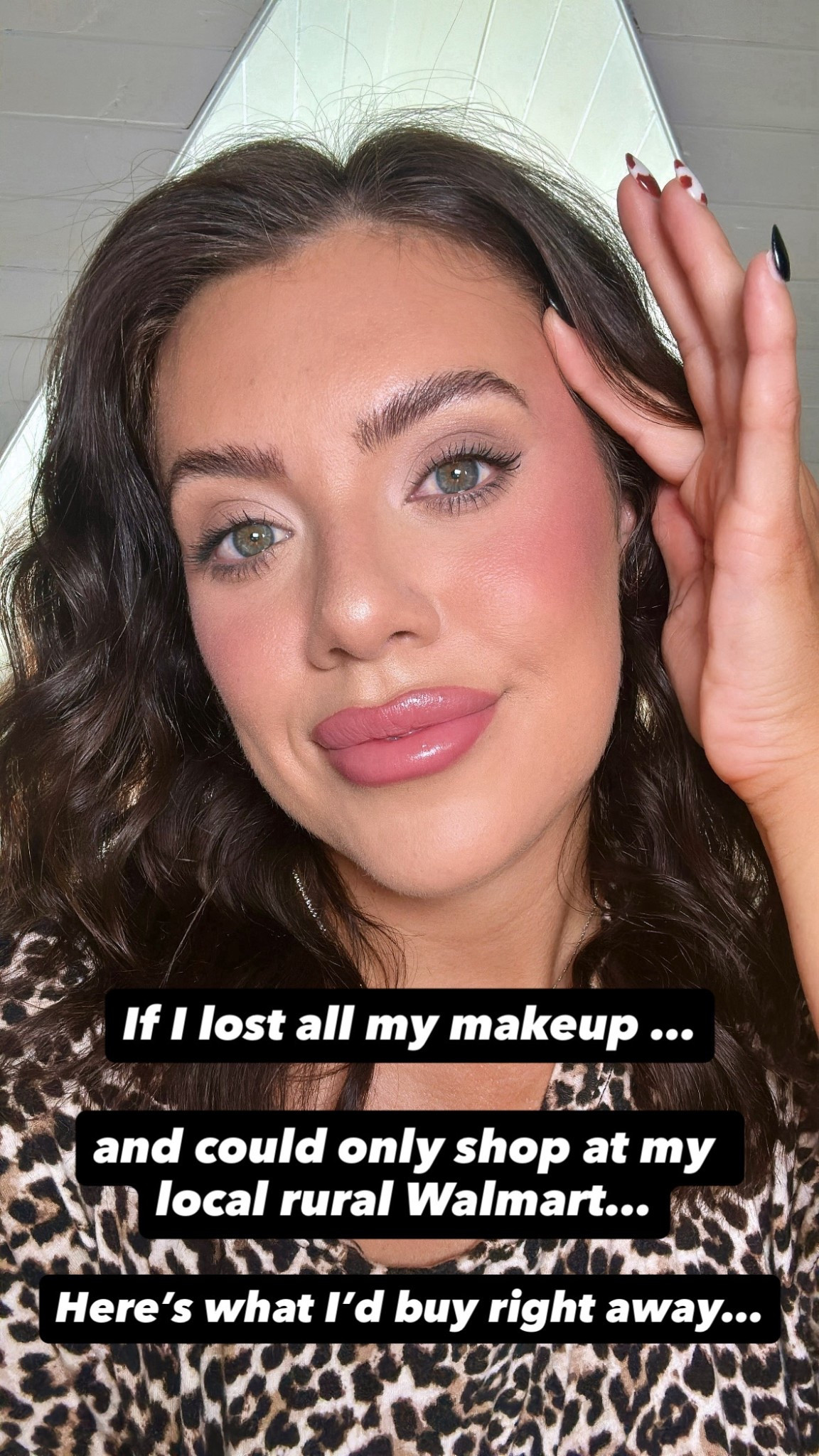 It’s no secret I have a large collection of makeup! But if I were to lose it all today and needed to do a full face here’s what I would buy from our small rural Walmart!!! 