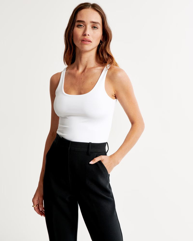 Sleek Seamless Tuckable Scoopneck Cami | Abercrombie & Fitch (US)