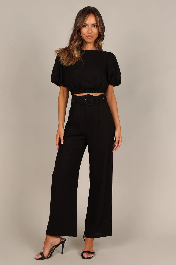 Blakely Pant Two Piece Set - Black | Petal & Pup (US)