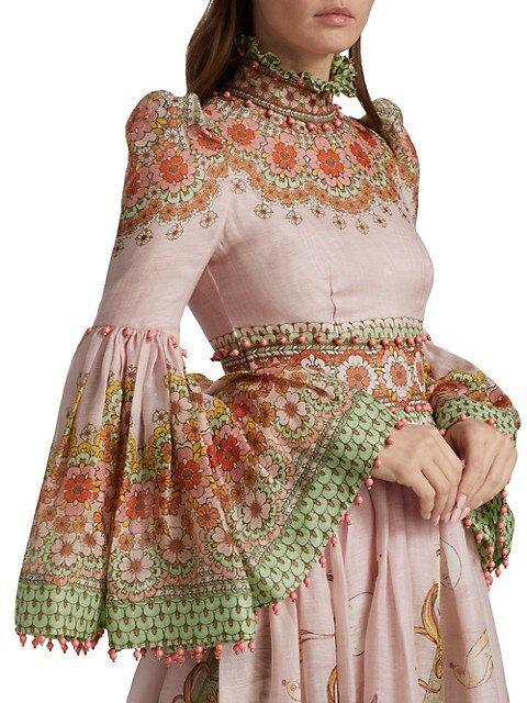 Kaleidoscope Bell-Sleeve Gown | Saks Fifth Avenue