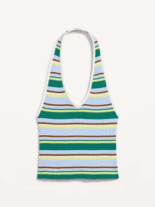 Ribbed Halter Top | Old Navy (US)