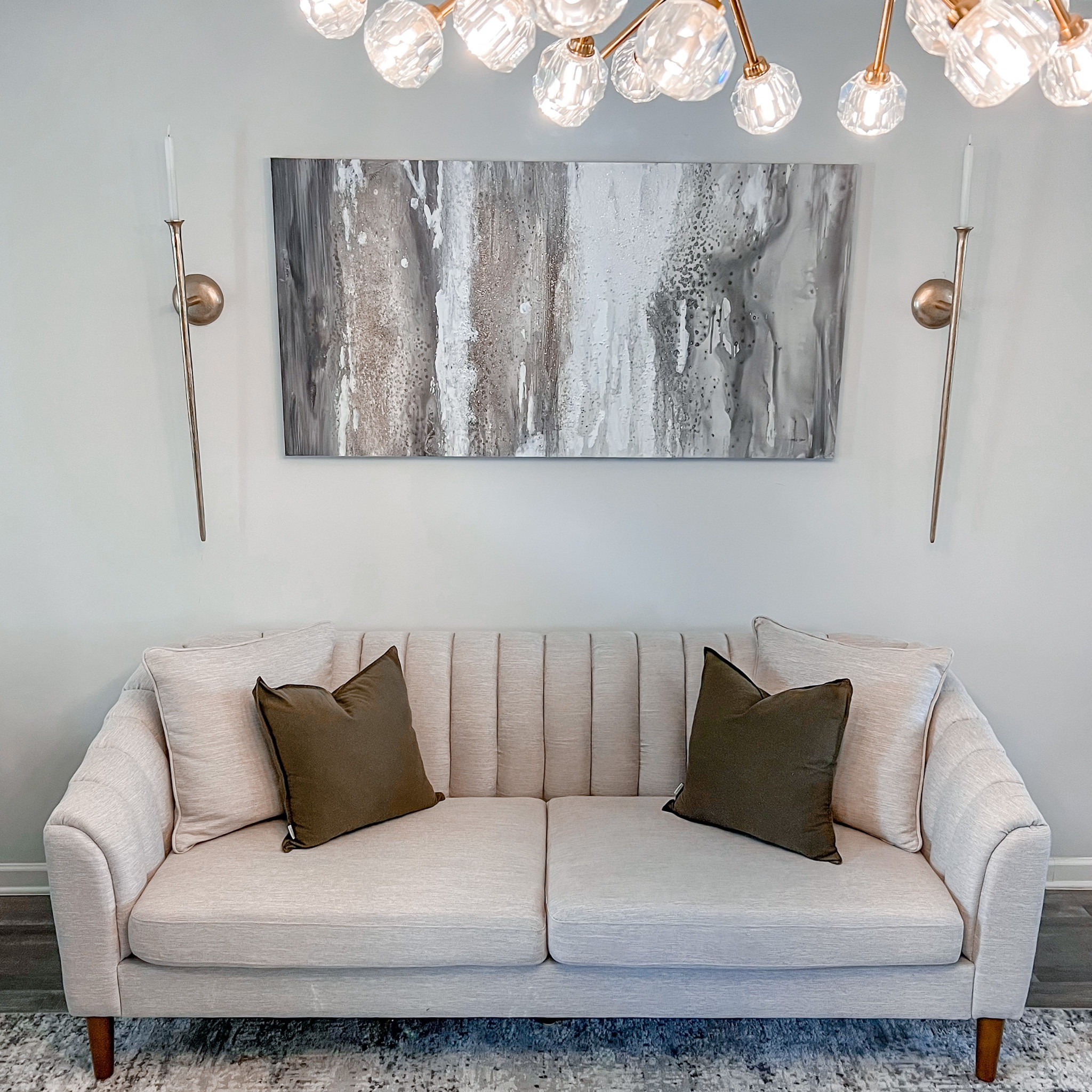 I got a new sofa. I grew tired of my sectional taking up so much space and it was so heavy to move around and clean underneath. I was nervous about ordering my sofa online without trying it out first but I'm pleased with how it turned out. I'm planning to change up the wall art, add some additional accent chairs, and maybe a new rug soon. I'II link it up in my bio, super affordable. #sofa #livingroom #couch #neutrallivingroom 

#LTKfamily #LTKhome #LTKFind