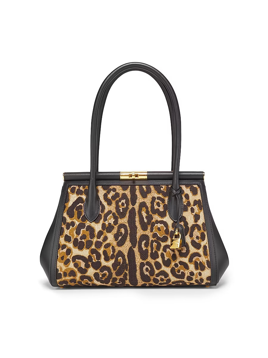 Women's Marlene Leopard Top Handle Bag - Leo Nero | Saks Fifth Avenue