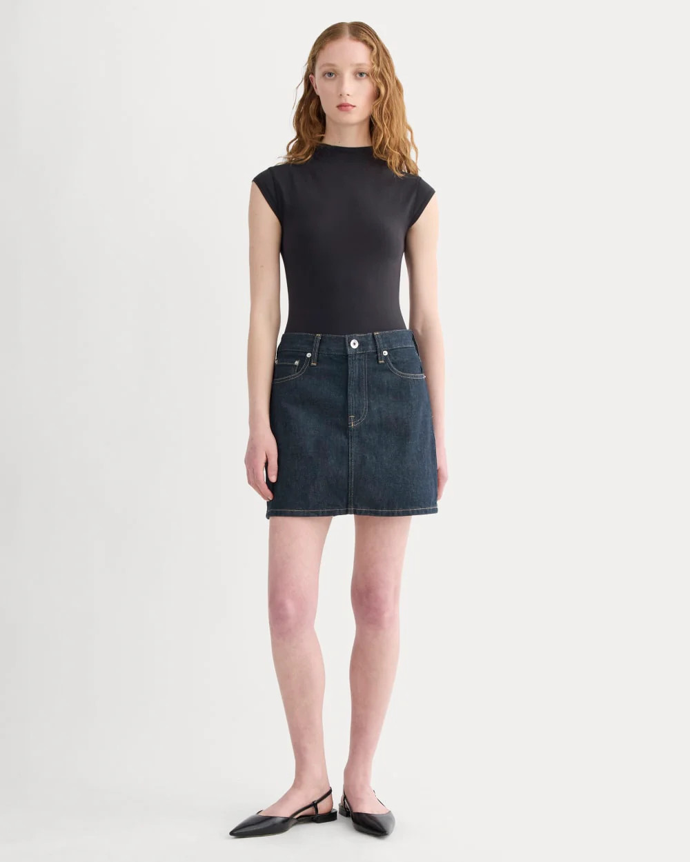 The Denim Mini Skirt | Dark Indigo | Everlane