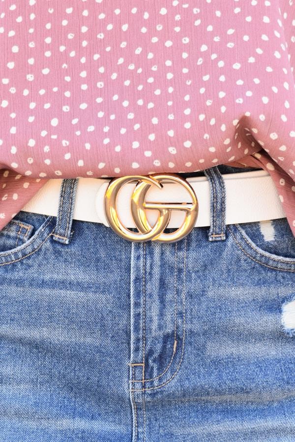 Everyday Belt - White | The Impeccable Pig