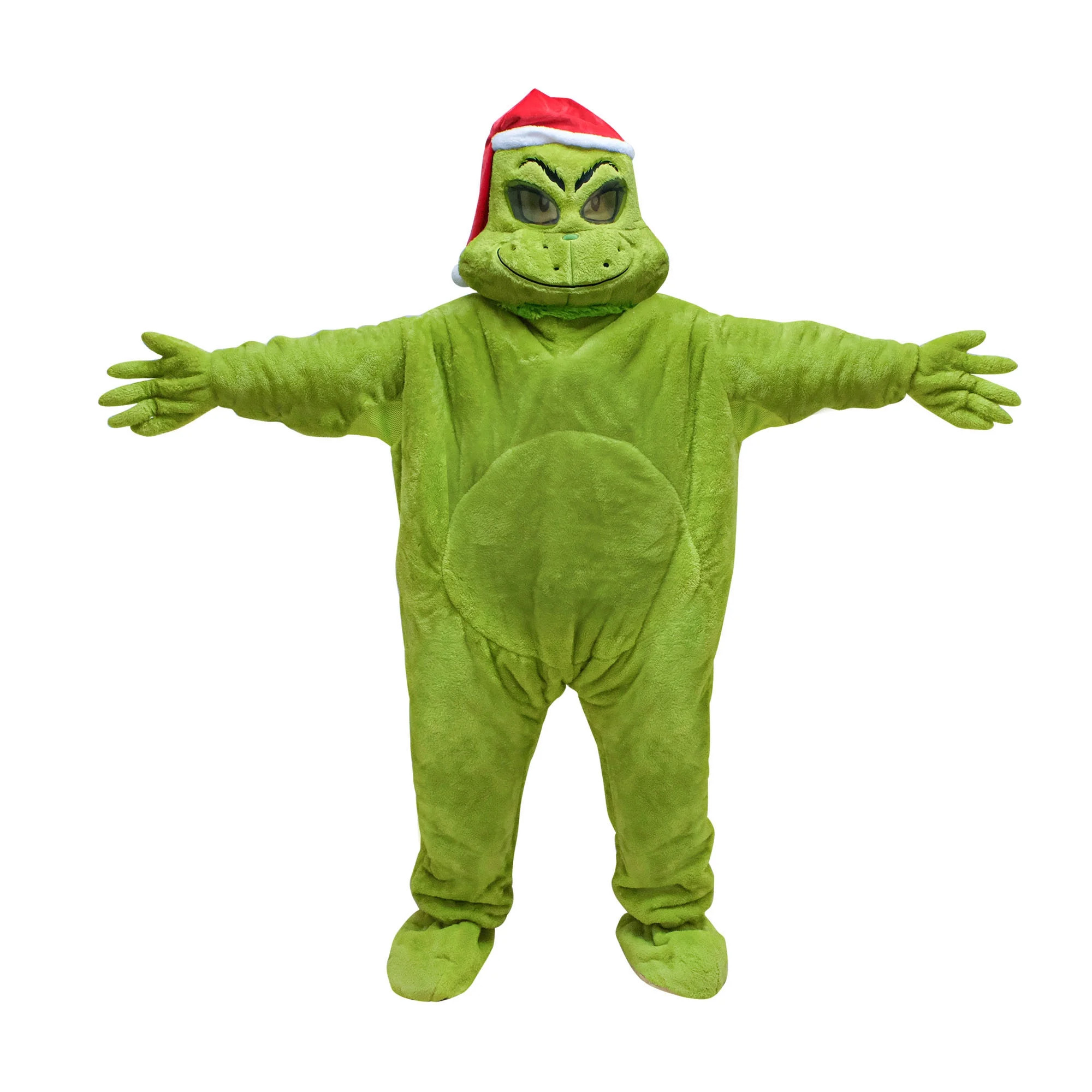 The Grinch Who Stole Christmas, The Grinch Deluxe Furry Costume, Plush,  84" Tall, One Size Fits ... | Walmart (US)