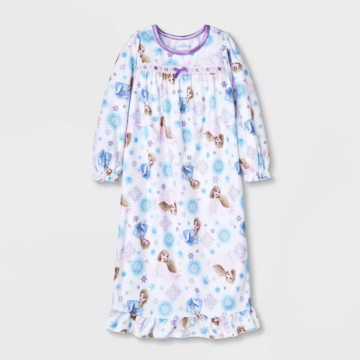 Toddler Girls' Frozen NightGown - White | Target
