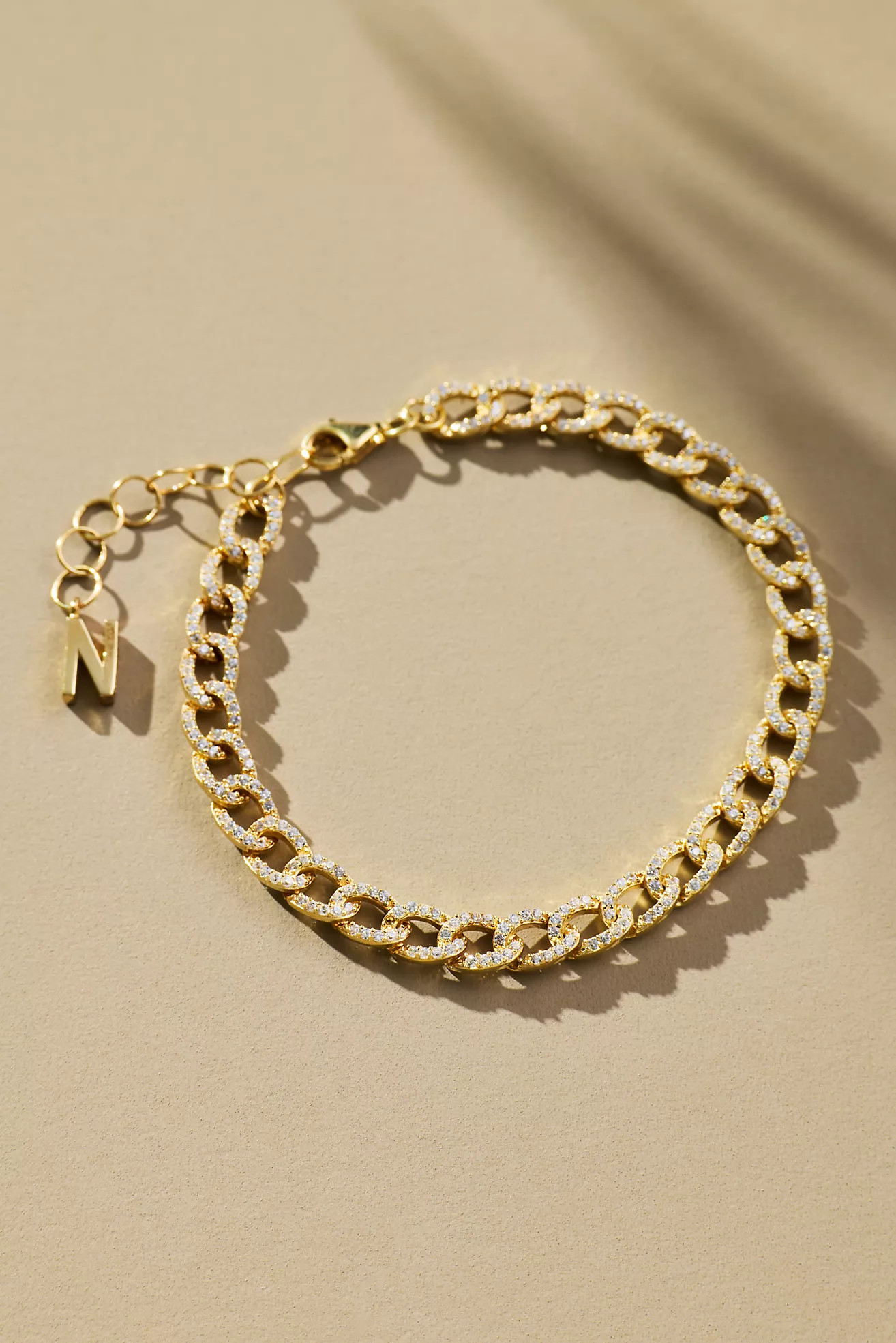 Nickho Rey Anastasia Crystal Chain Bracelet | Anthropologie (US)