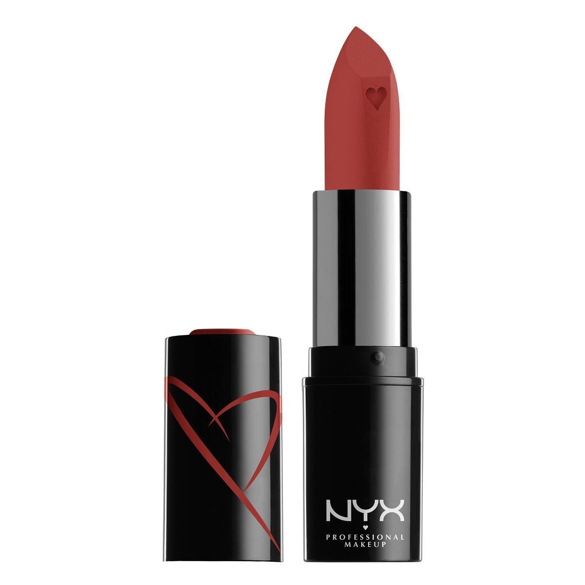 NYX Professional Makeup Shout Loud Satin Lipstick Hot In Here - 0.12oz | Target